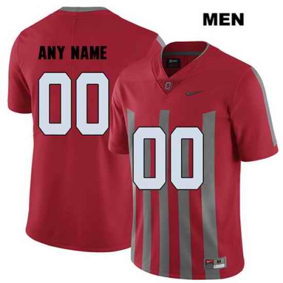 Customize Ohio State Buckeyes Stitched Authentic Elite Mens customize Nike Red College Football Jers